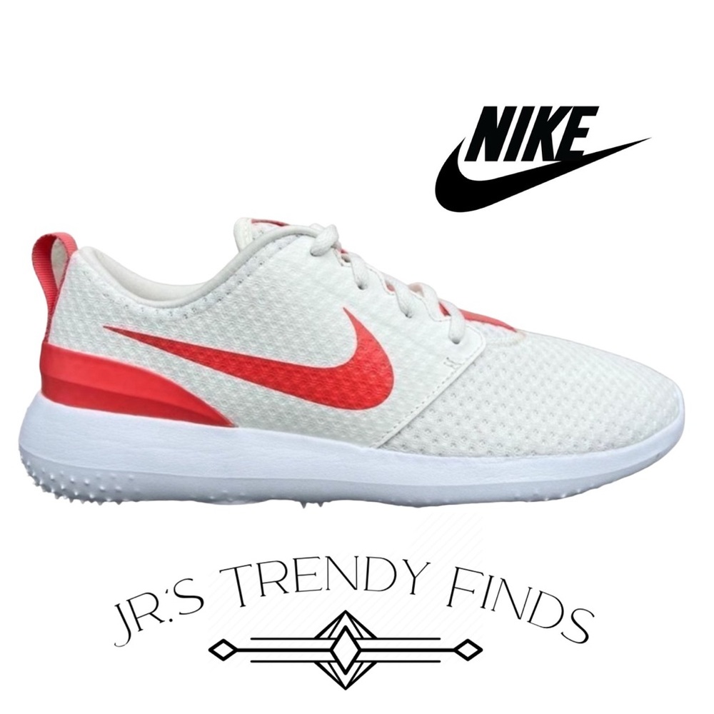 Nike Roshe G Golf Shoes Ember/White/Newsprint Womens Golf Shoes 909250-101